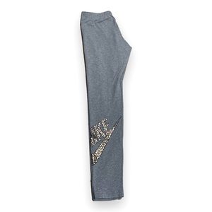 Nike grey and rose gold leggings size medium
